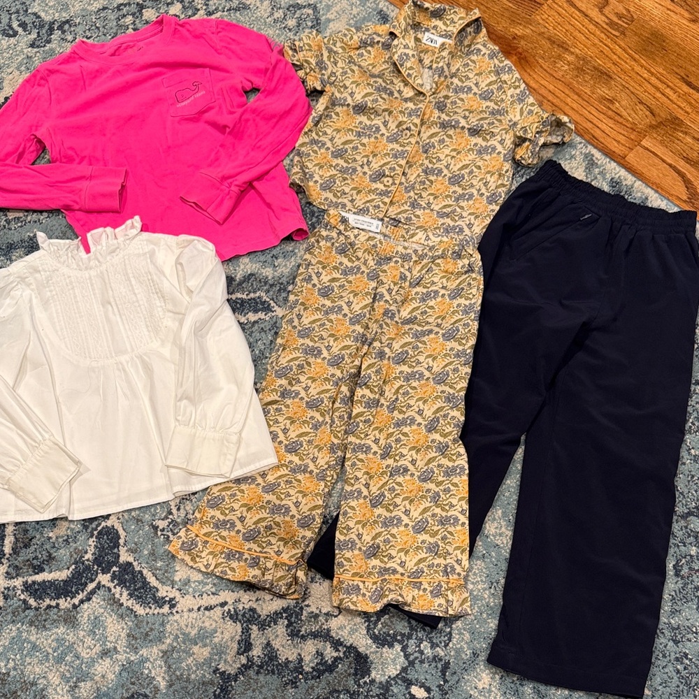 Girls shirts pants Zara athleta size 6